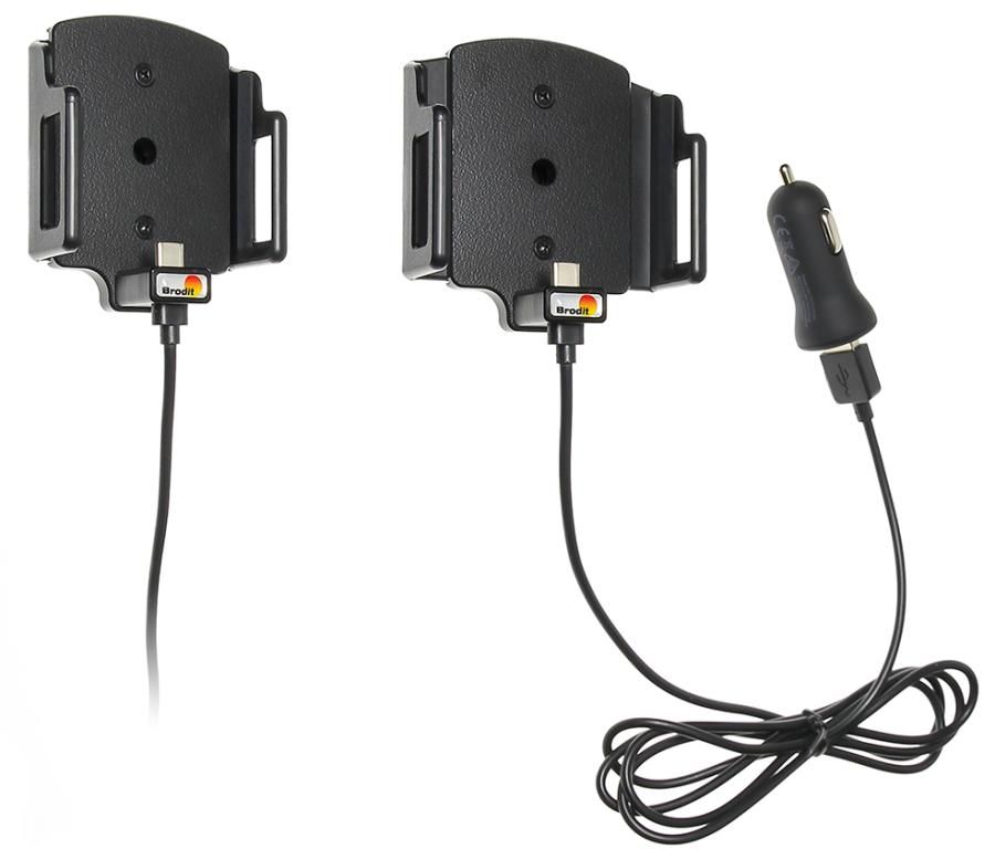 Brodit AH USB-C adjust. b.62-77/d12-16mm USB sig.plug