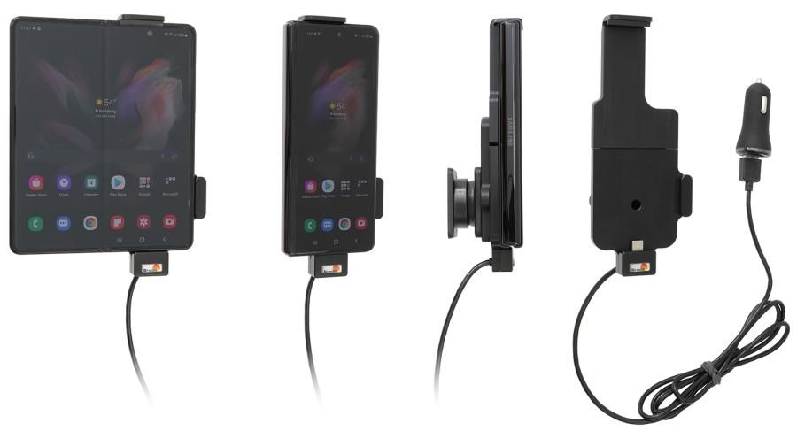 Brodit Active holder Samsung Z Fold3 5G USB cig.