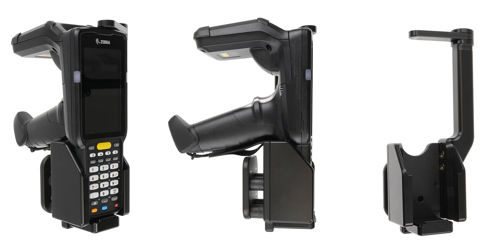 Brodit holder Zebra MC3300R RFID with dampeners, swivel top