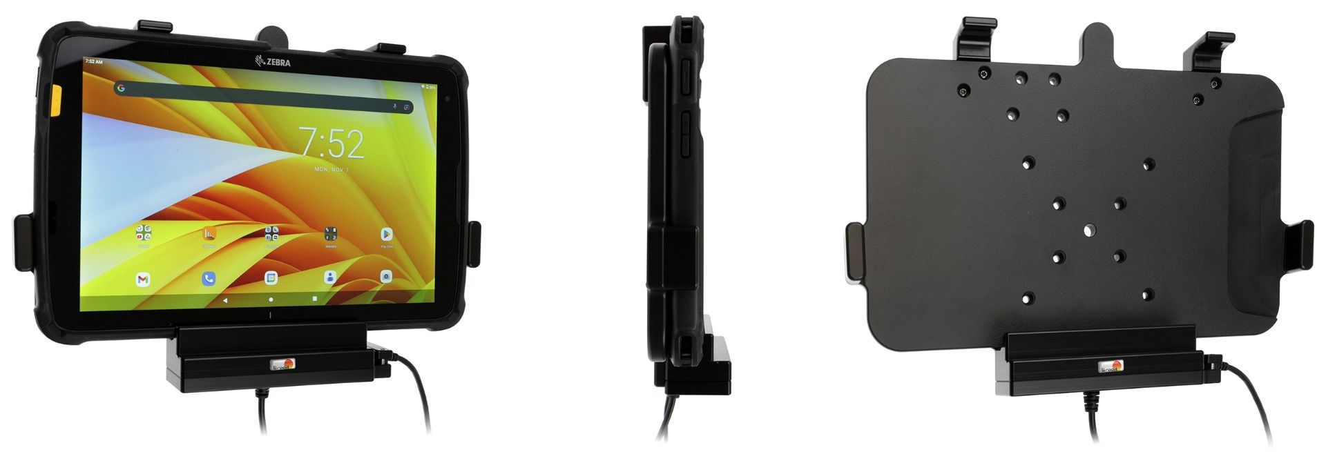 Brodit active holder MUC Zebra ET40/45 10" boot/VESA 75/usb