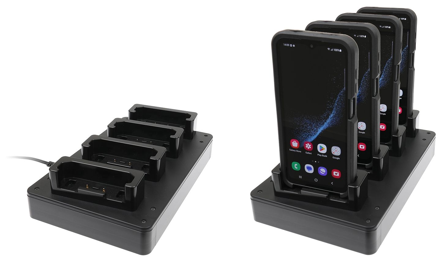 Brodit 4 pcs table multi charger-Xcover 6 Pro with uniVERSE