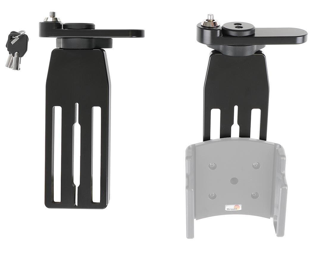 Brodit Swiveling top support with lock - 2 keys