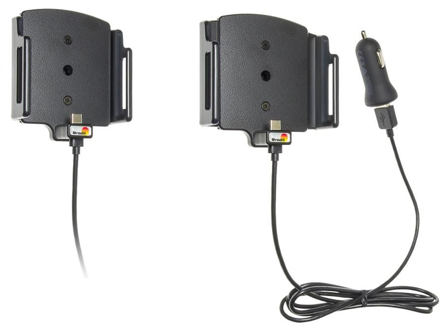 Brodit AH USB-C adjust. b.75-89/d9-13mm with USB sig.plug