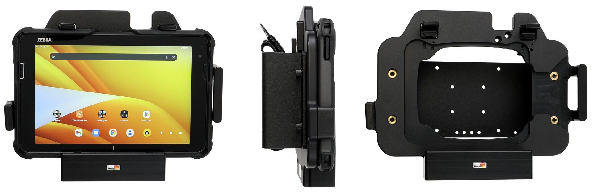 Brodit holder Zebra ET401 8"/WITH boot/Expansion