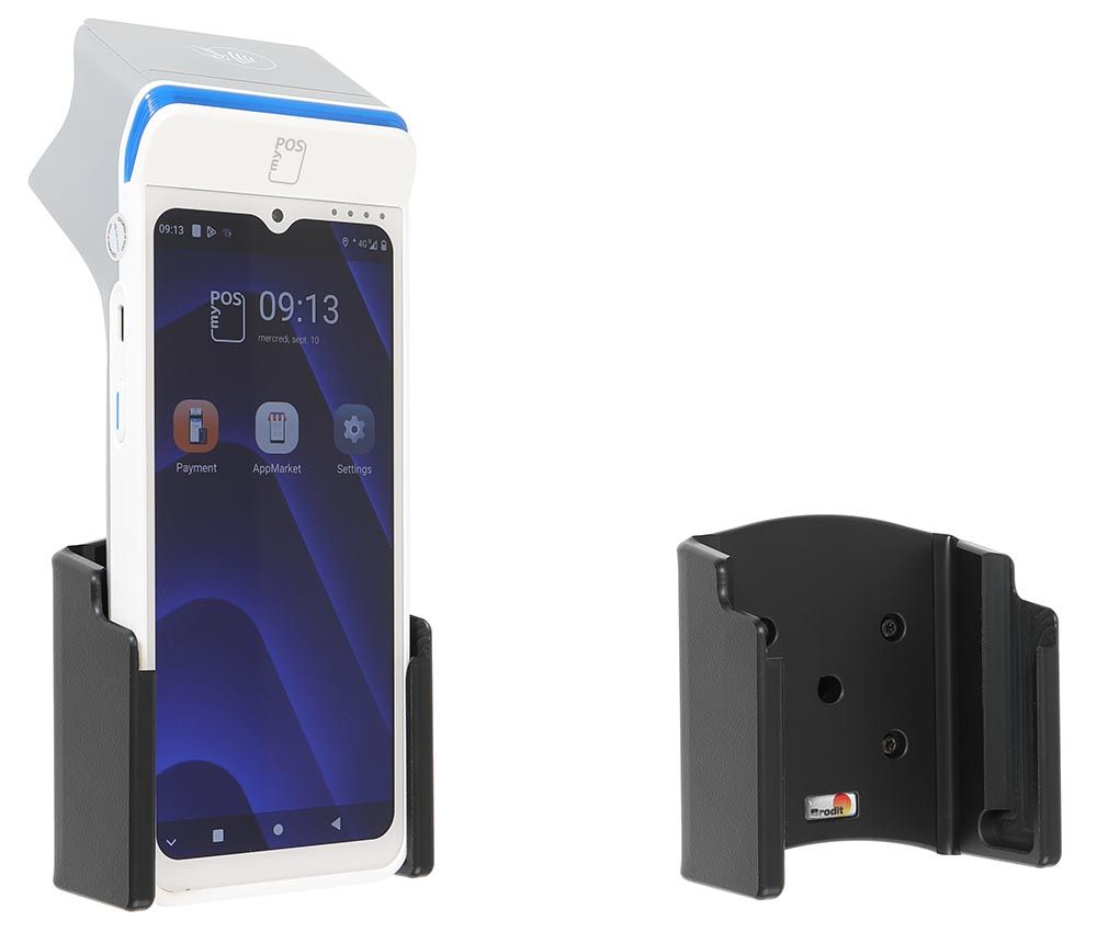 Brodit carholder for payment terminal myPOS Ultra/ Nexgo N96