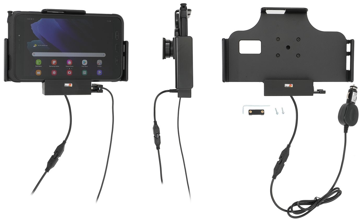 Brodit holder/charger Samsung Tab Active 2/3 cig.USB -C host