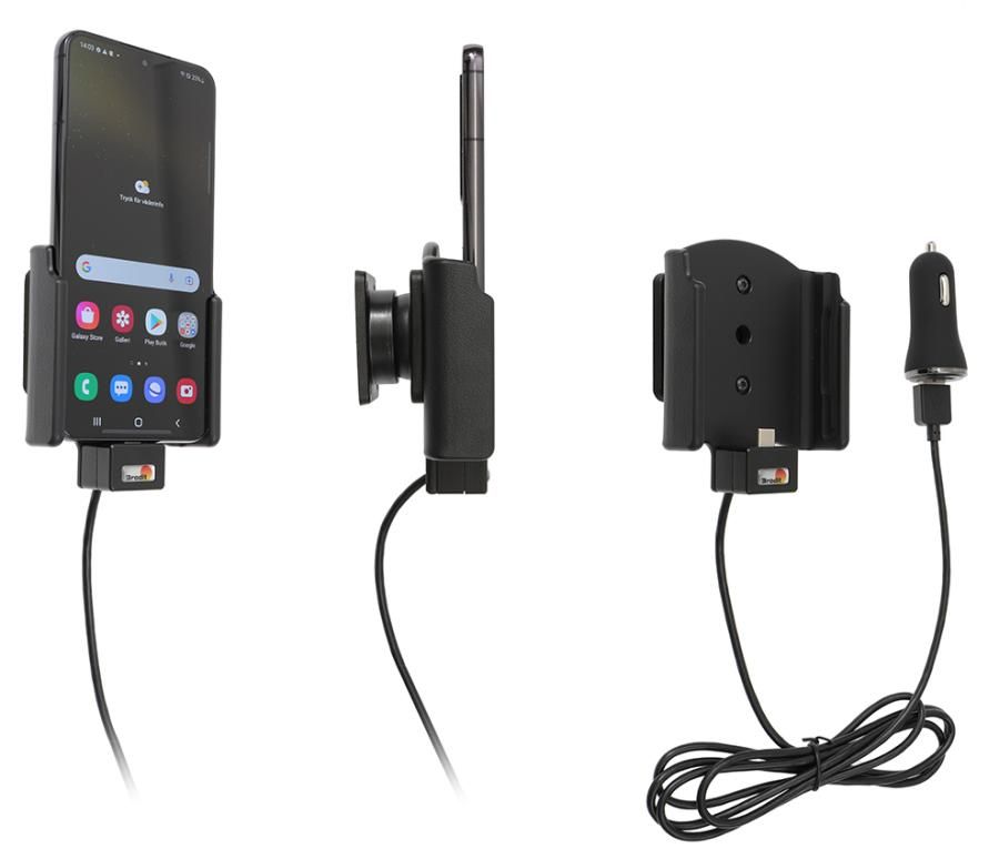 Brodit Active holder Samsung Galaxy S22 USB cig.plug