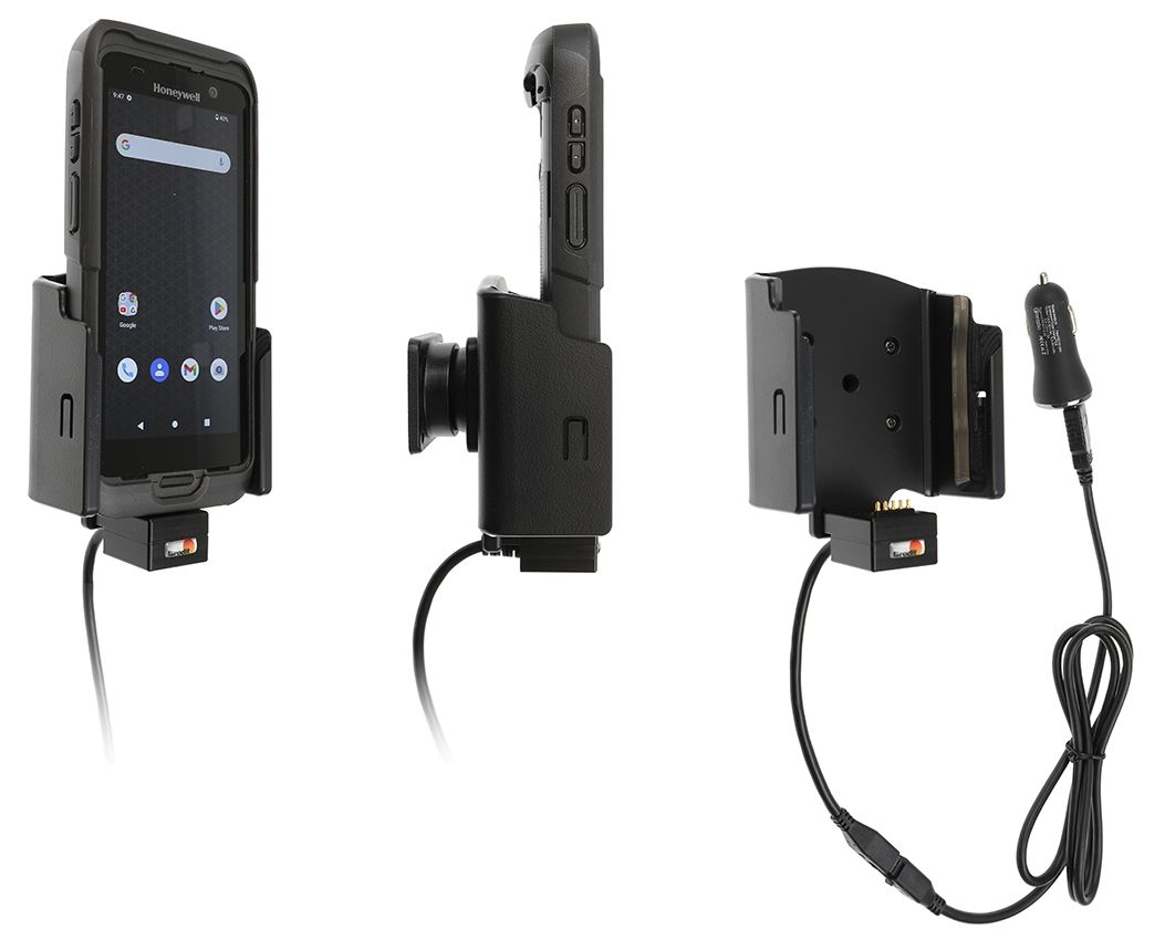 Brodit holder/charger Honeywell CT47 with boot USB sig.plug-