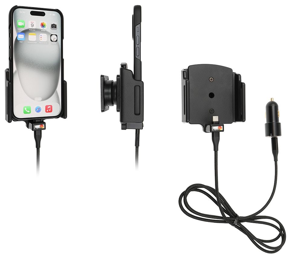 Brodit AH adjust.(70-83/6-10mm)  iPh.15/Pro Max USB sig