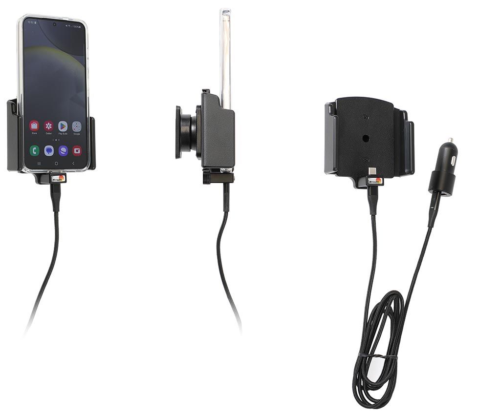 Brodit active holder adjust.(70-83/2-10mm) r USB sig