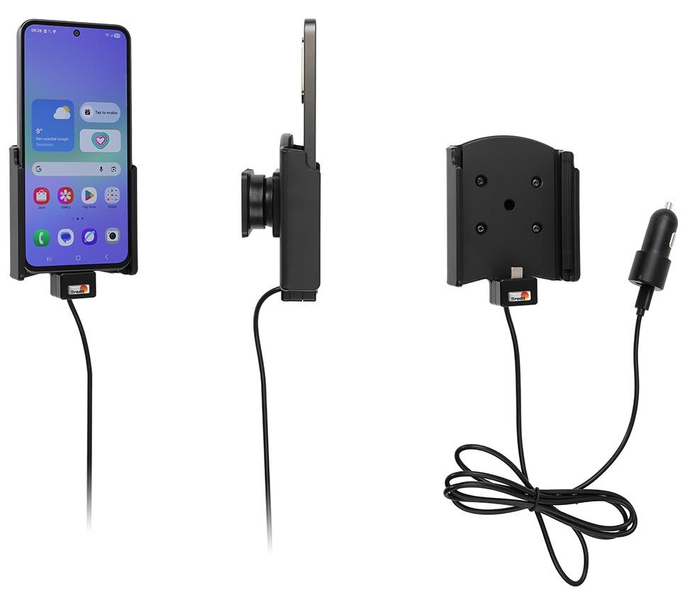 Brodit Active holder Samsung Galaxy A36 USB cig.plug