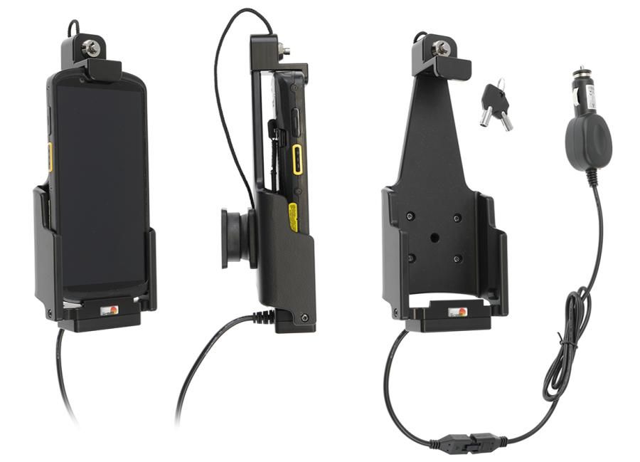 Brodit Active holder Zebra TC53/TC58 cig.plug -lock/not boot
