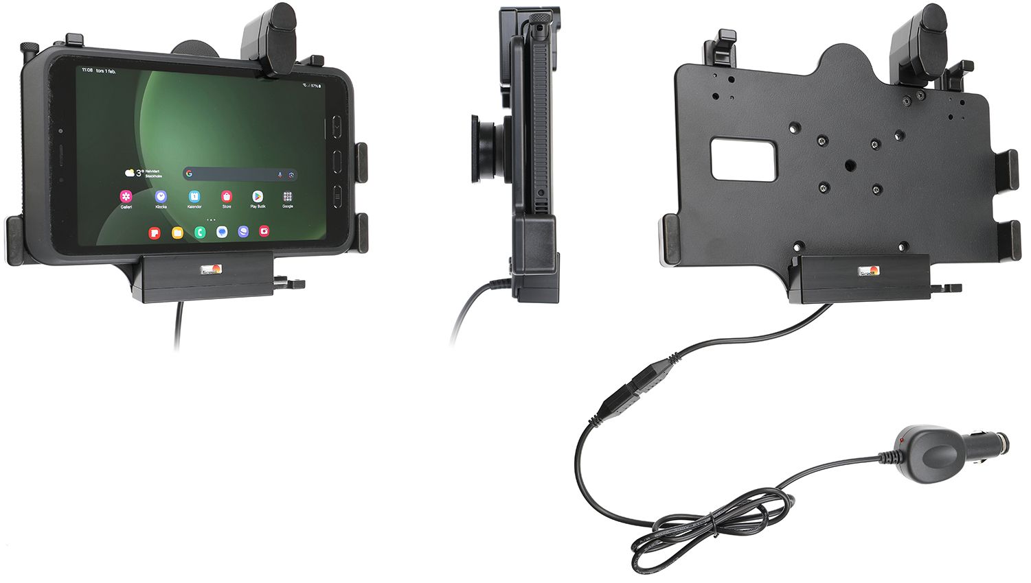 Brodit Active holder Samsung Tab Active 3/5 (ball-lock)usb