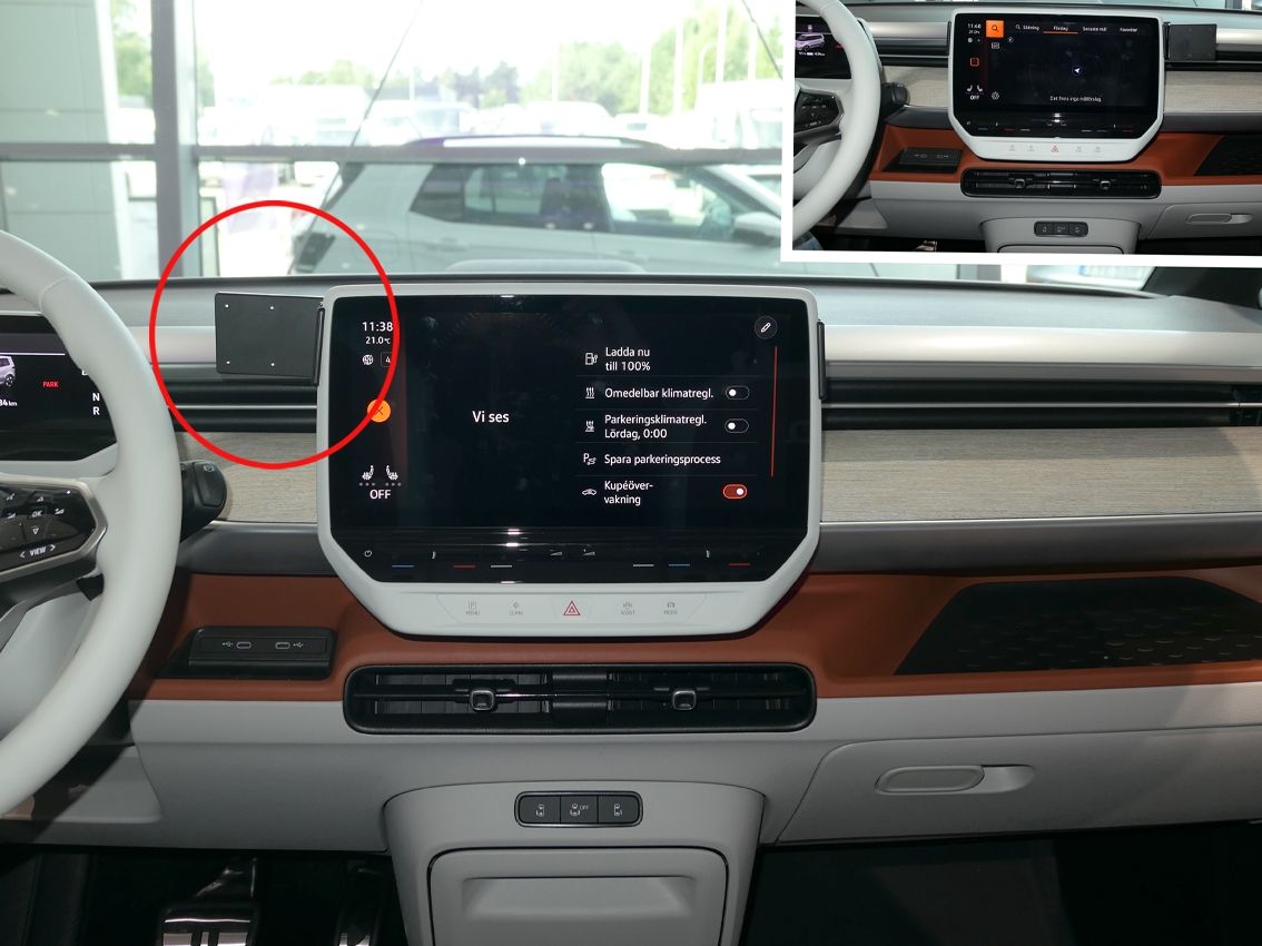 Proclip Volkswagen ID. Buzz 23- Center -only 12 inch